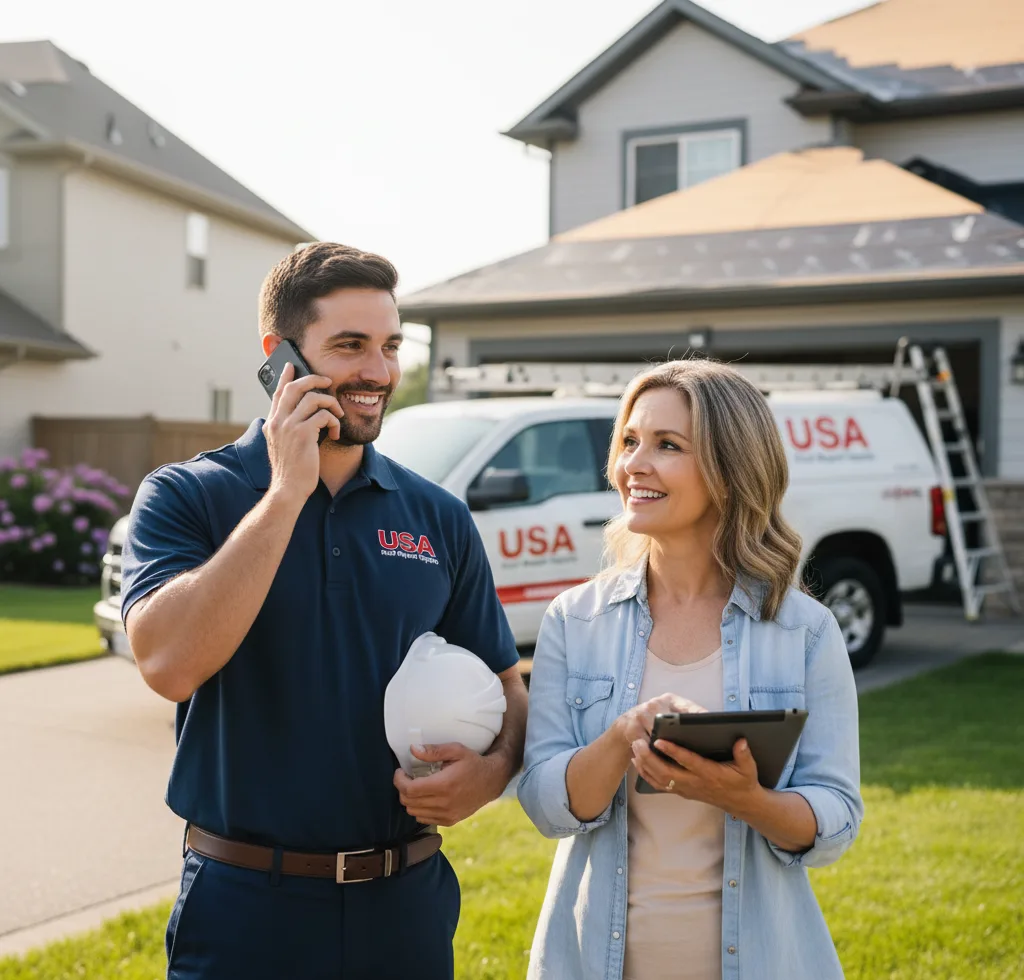 USA Roof Repair Experts customer support in Savannah